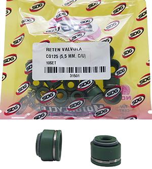 Reten de Valvulas de Honda CG 125 Zanella RX 150 de 5.5 mm SDG